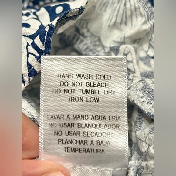 Hyacinth House Blue & White Floral Thea Mini Dress XXS - Picture 9 of 9